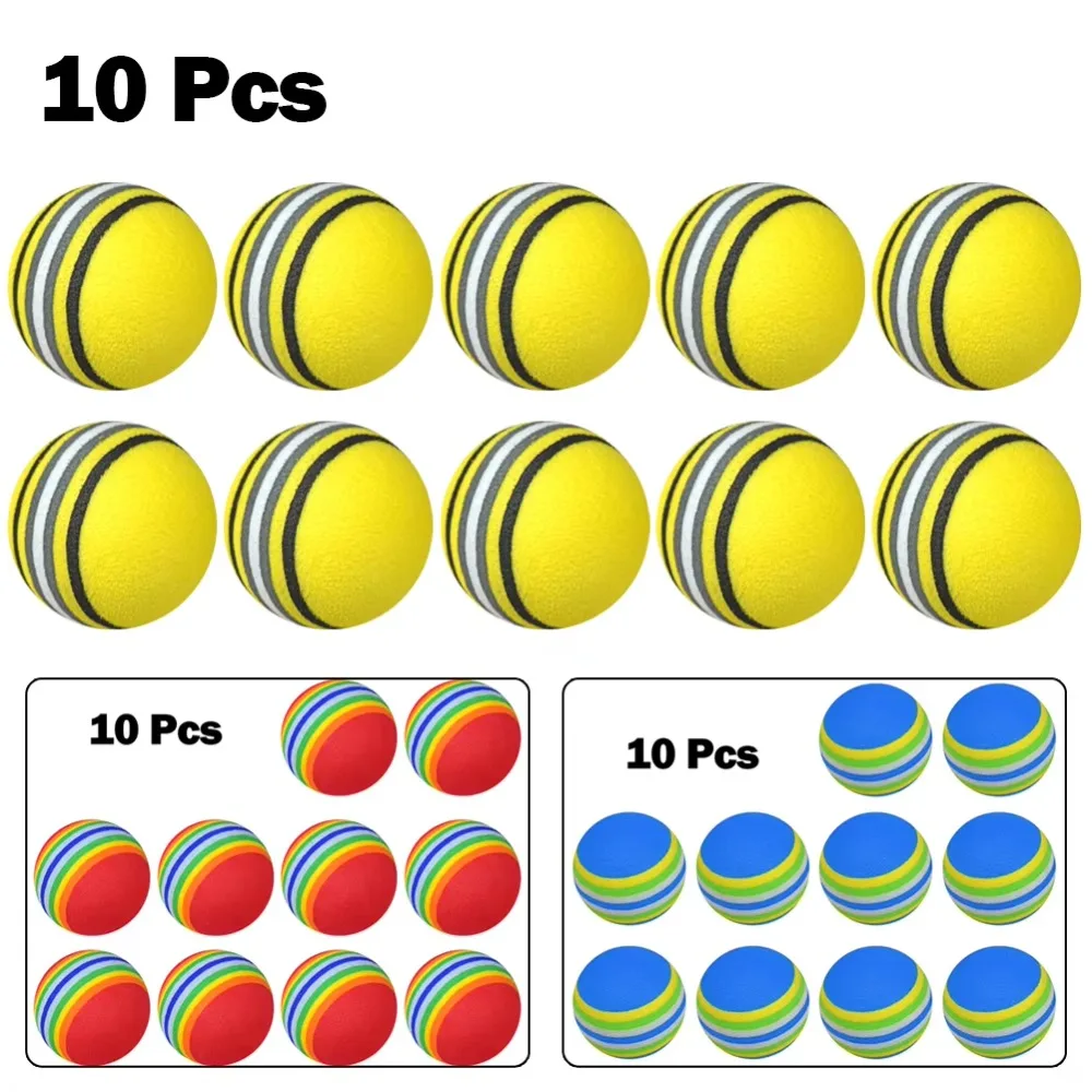 Practice Equipment For Golf - 10 balles de golf en mousse