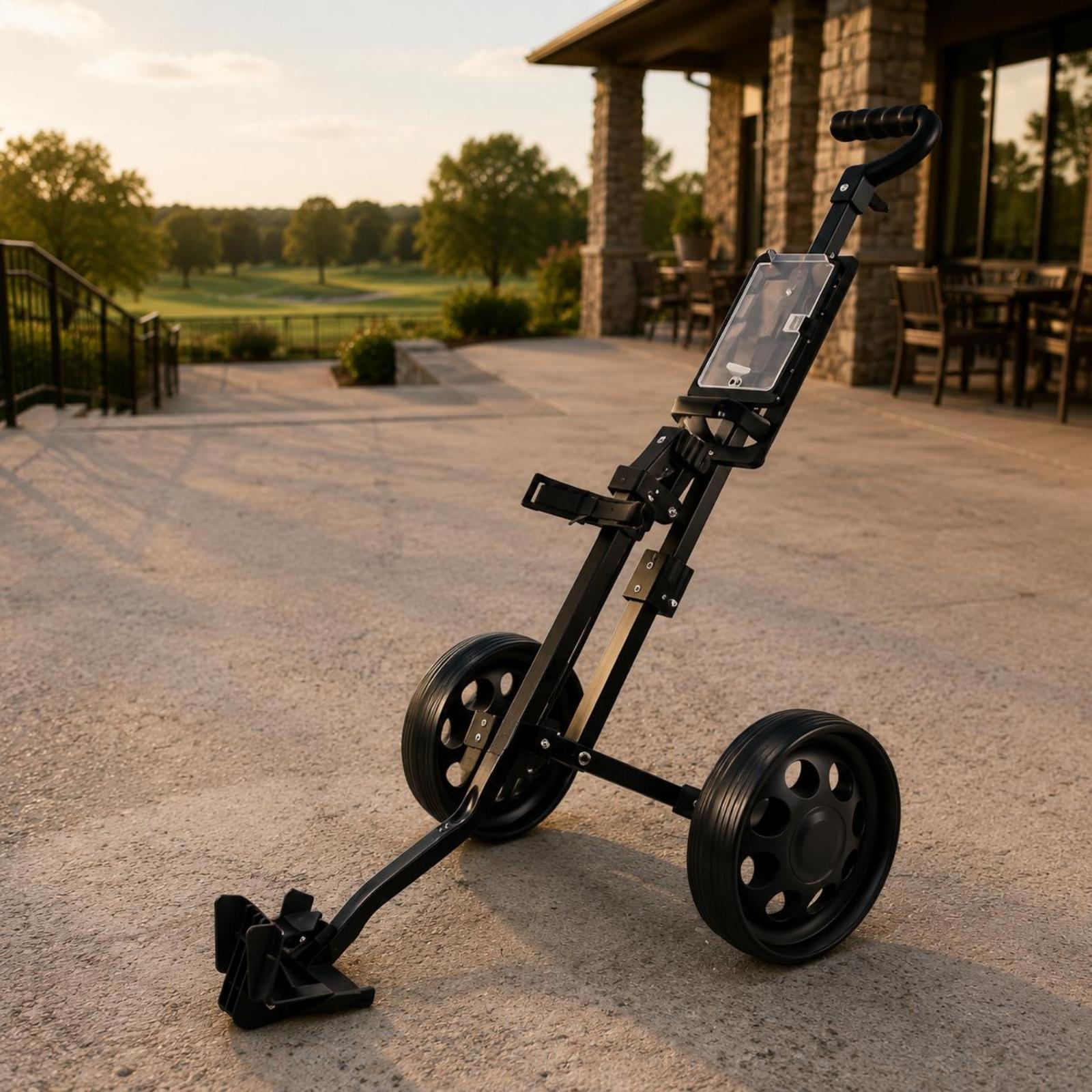 Chariot de golf pliable à deux - Practice Equipment For Golf avis et prix